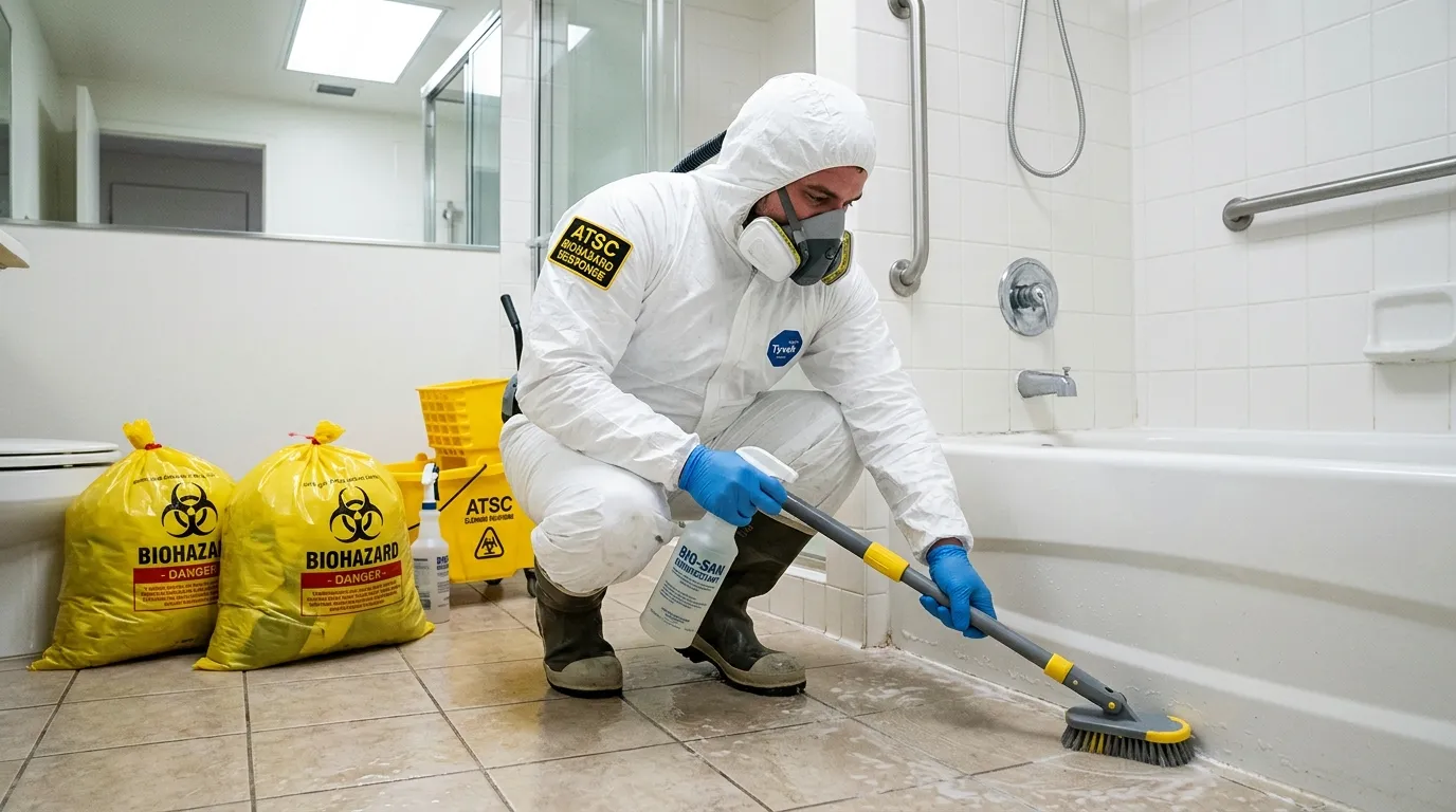 Decontamination equipment deployed for Blood Cleanup in Tillmans Corner